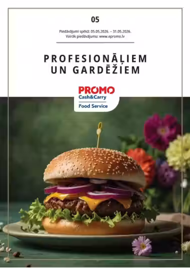 Leidinio virselis: PROMO Cash & Carry akcijų leidinys Nr. 2026 (Galioja nuo 2026-05-05 iki 2026-05-31)