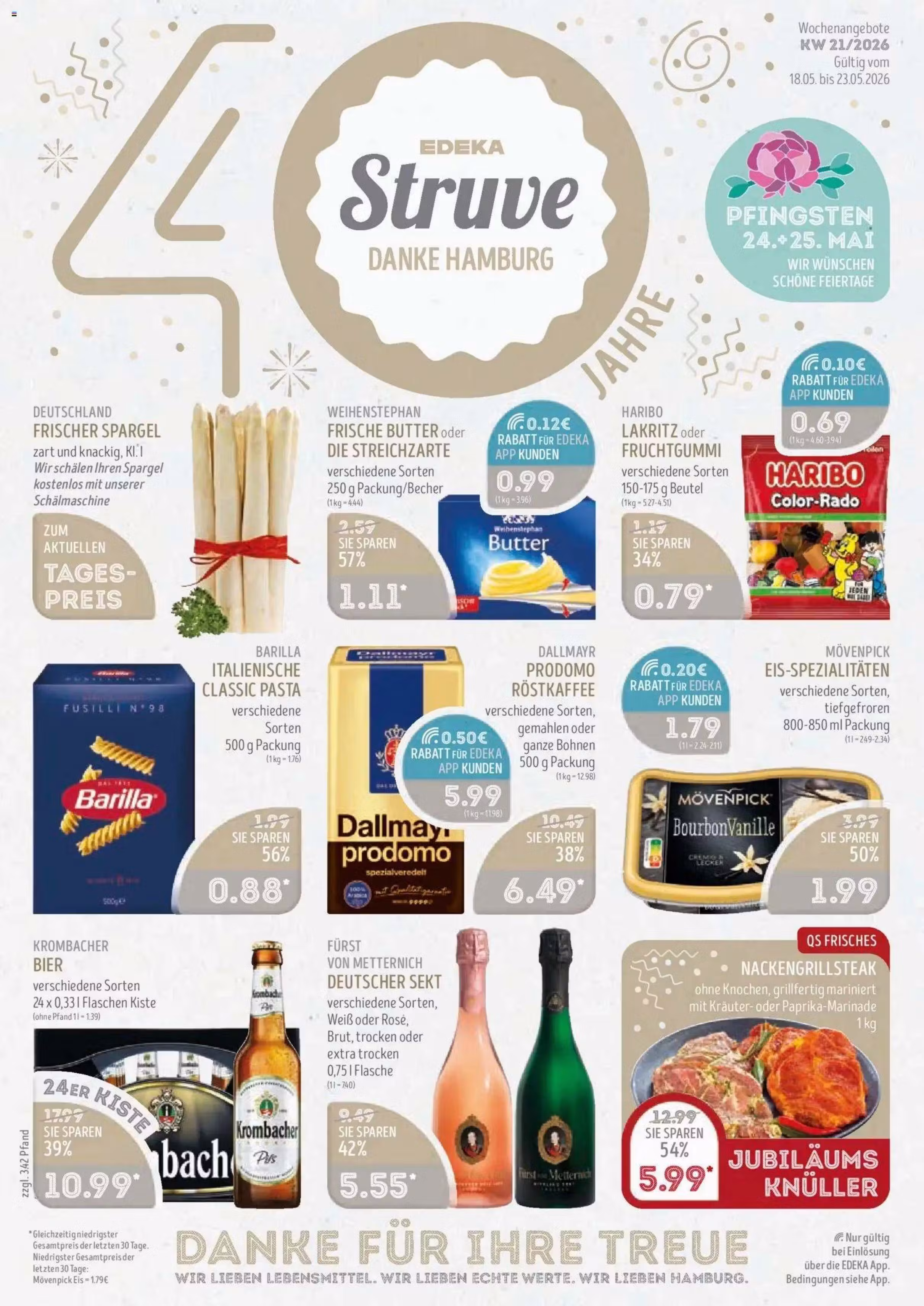 Leidinio perziura: Edeka Zurheide akcijų leidinys Nr. 1 (Galioja nuo 2026-05-18 iki 2026-05-23)
