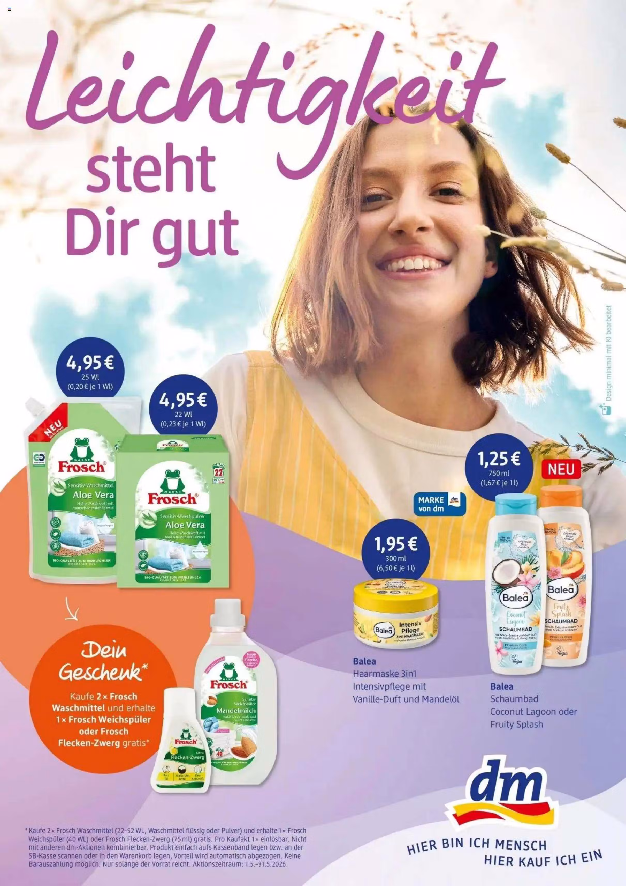 Leidinio perziura: Dm Drogerie Frankfurt akcijų leidinys (Galioja nuo 2026-05-05 iki 2026-05-30)