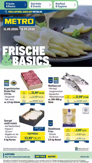 Brochure cover: Metro promotions leaflet Nr. 2 (Valid from 2026-05-11 to 2026-05-16)