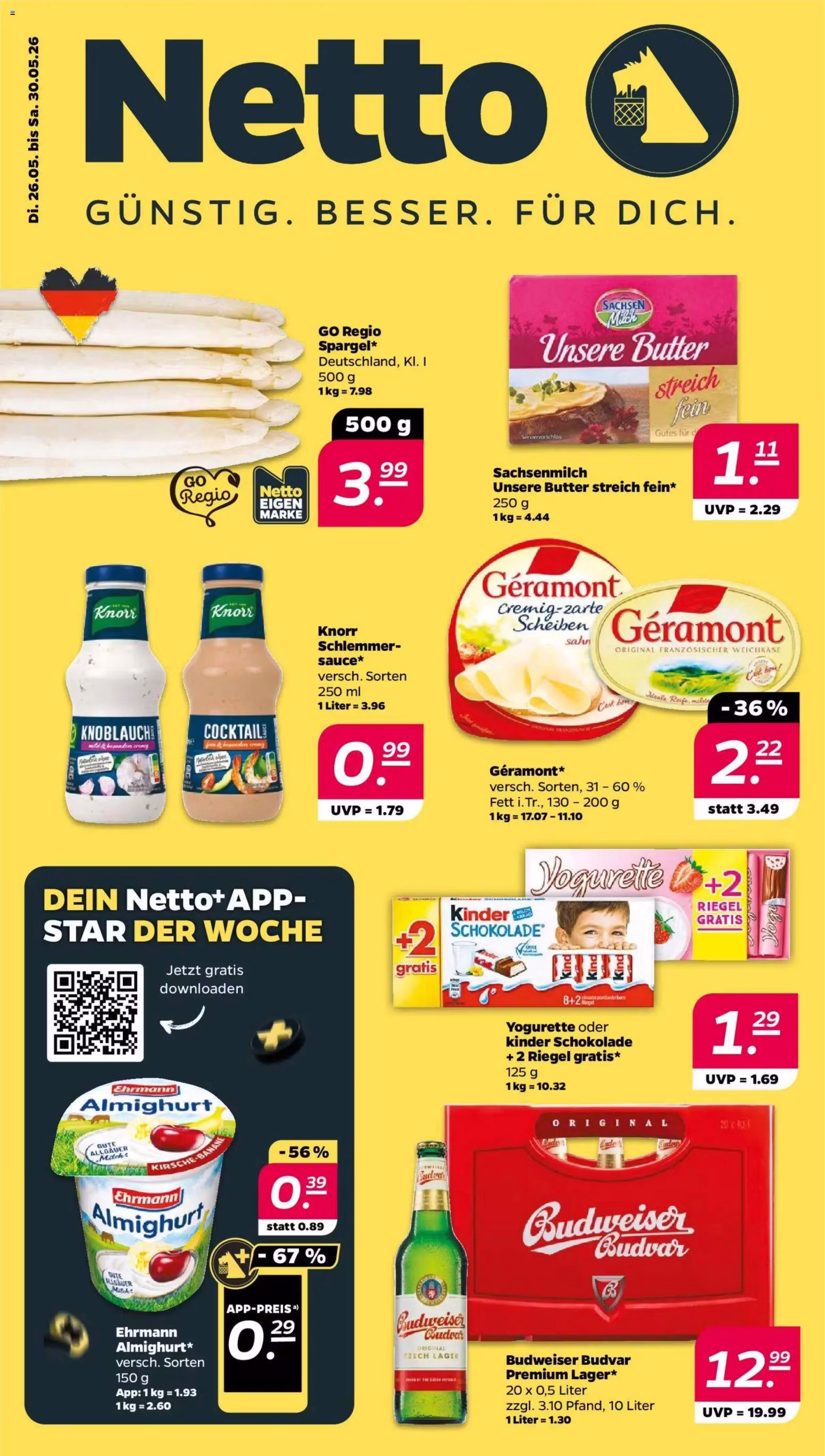 Leidinio perziura: Netto akcijų leidinys Nr. 1 (Galioja nuo 2026-05-26 iki 2026-05-30)