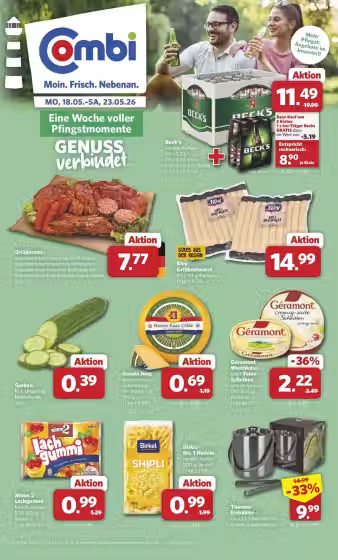Leidinio virselis: Combi akcijų leidinys Nr. 1 (Galioja nuo 2026-05-18 iki 2026-05-23)