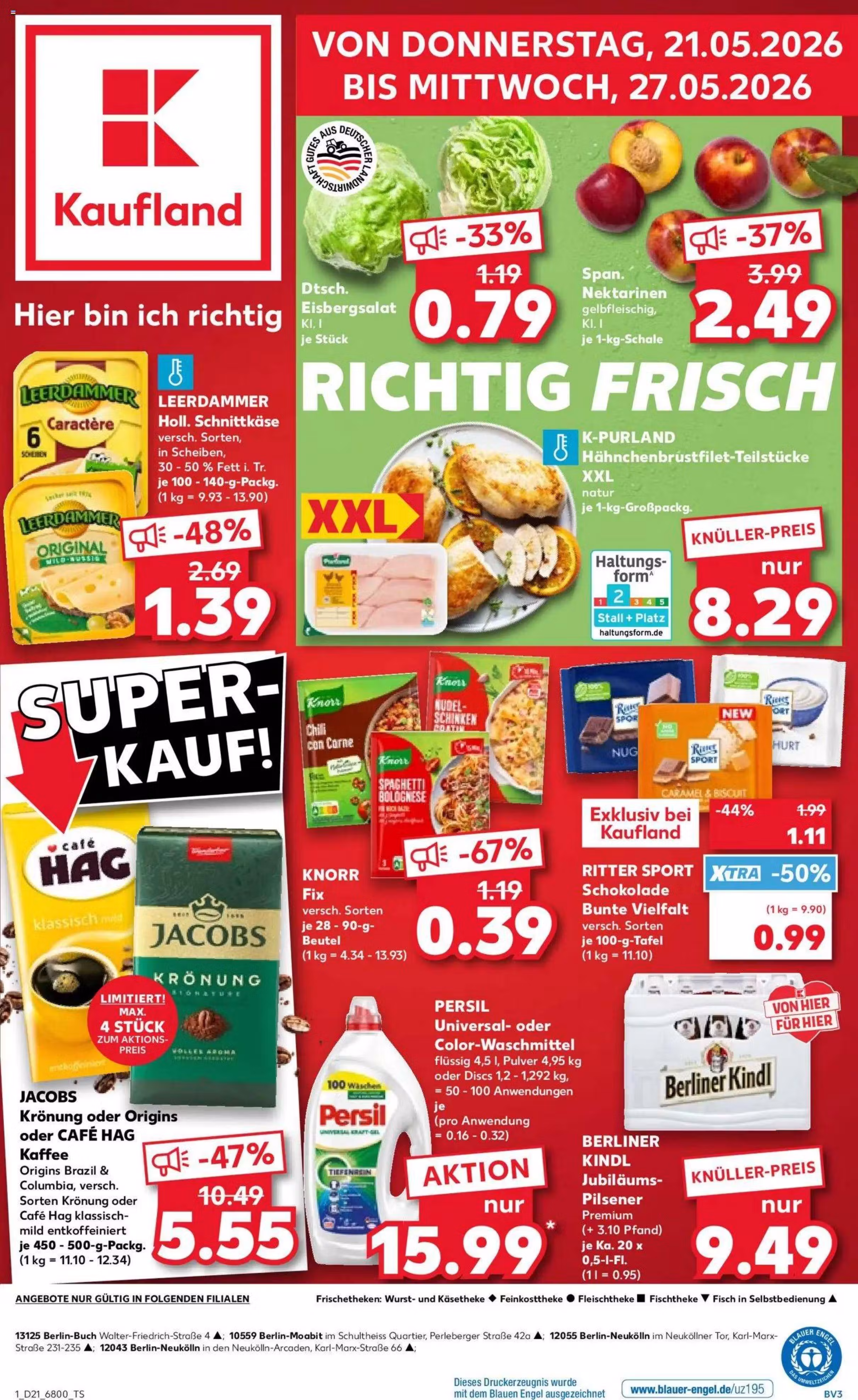 Prospekt-Vorschau: Kaufland Angebotsprospekt Nr. 1 (Gültig von 2026-05-21 bis 2026-05-27)