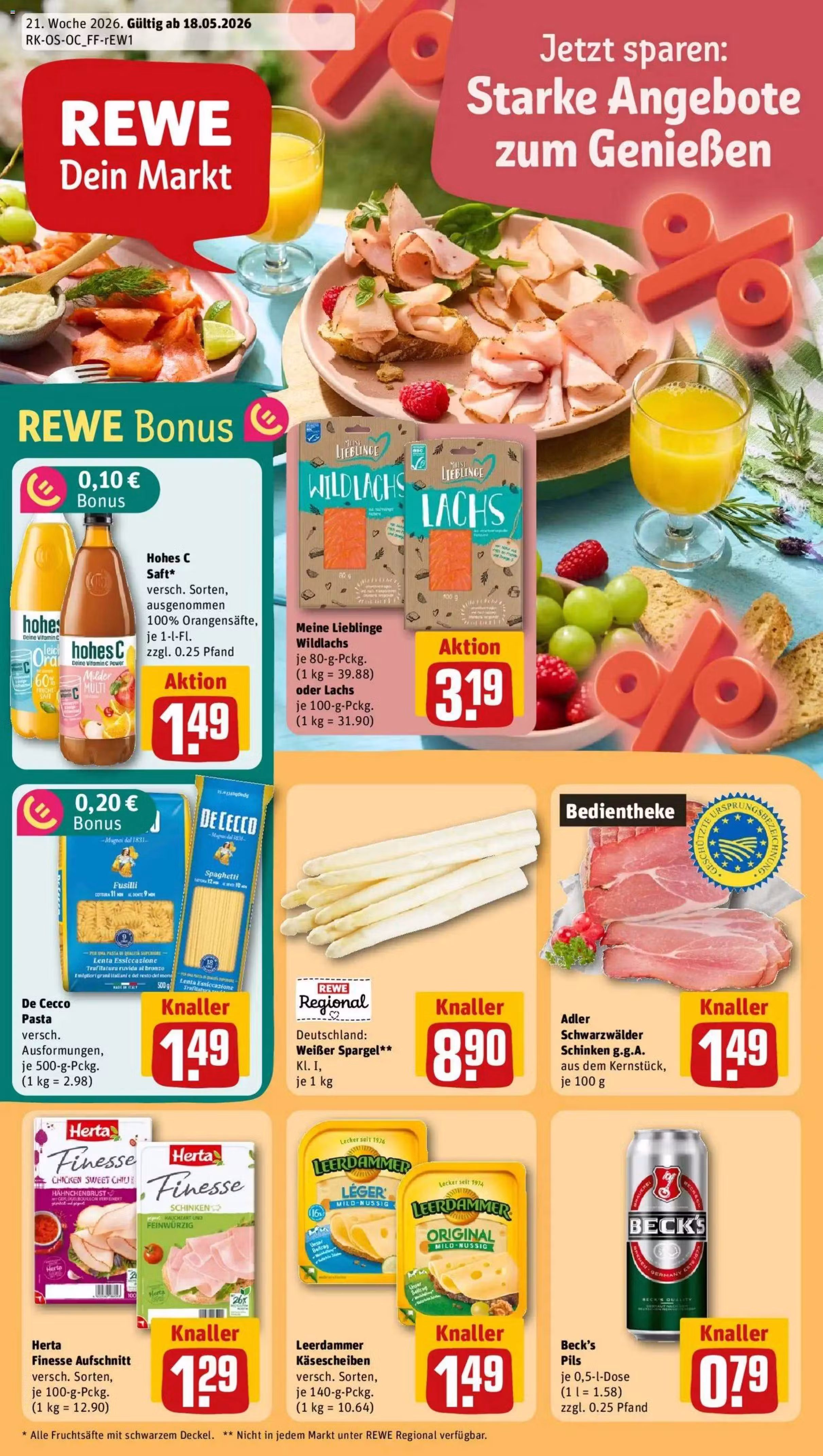 Leidinio perziura: Rewe akcijų leidinys Nr. 2 (Galioja nuo 2026-05-18 iki 2026-05-24)