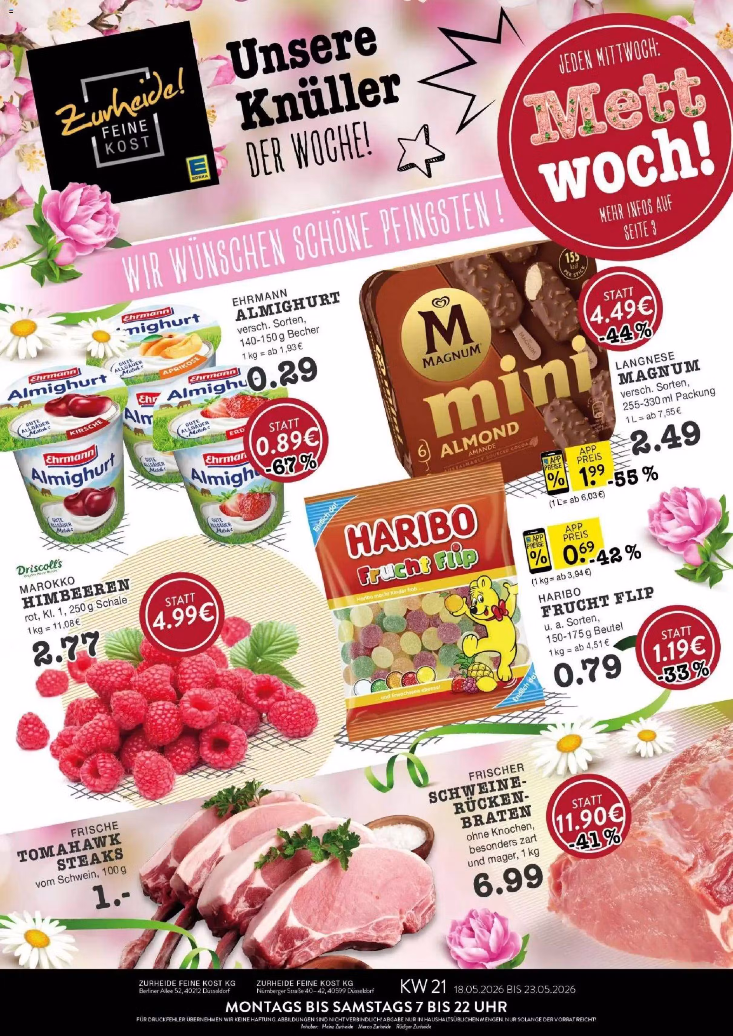 Leidinio perziura: Edeka Zurheide akcijų leidinys Nr. 4 (Galioja nuo 2026-05-18 iki 2026-05-23)