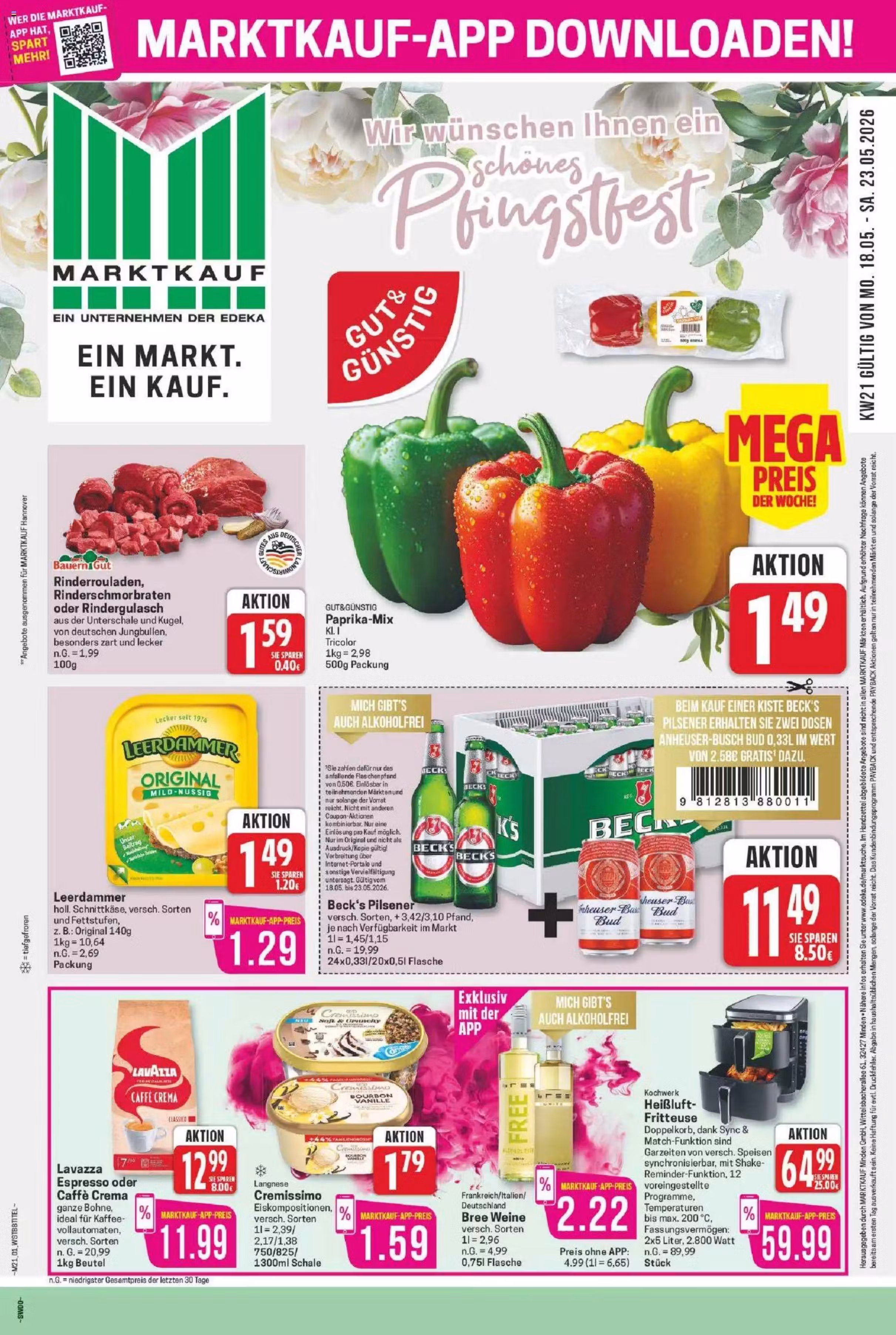 Leidinio perziura: Mix Markt Fleisch akcijų leidinys (Galioja nuo 2026-05-18 iki 2026-05-23)