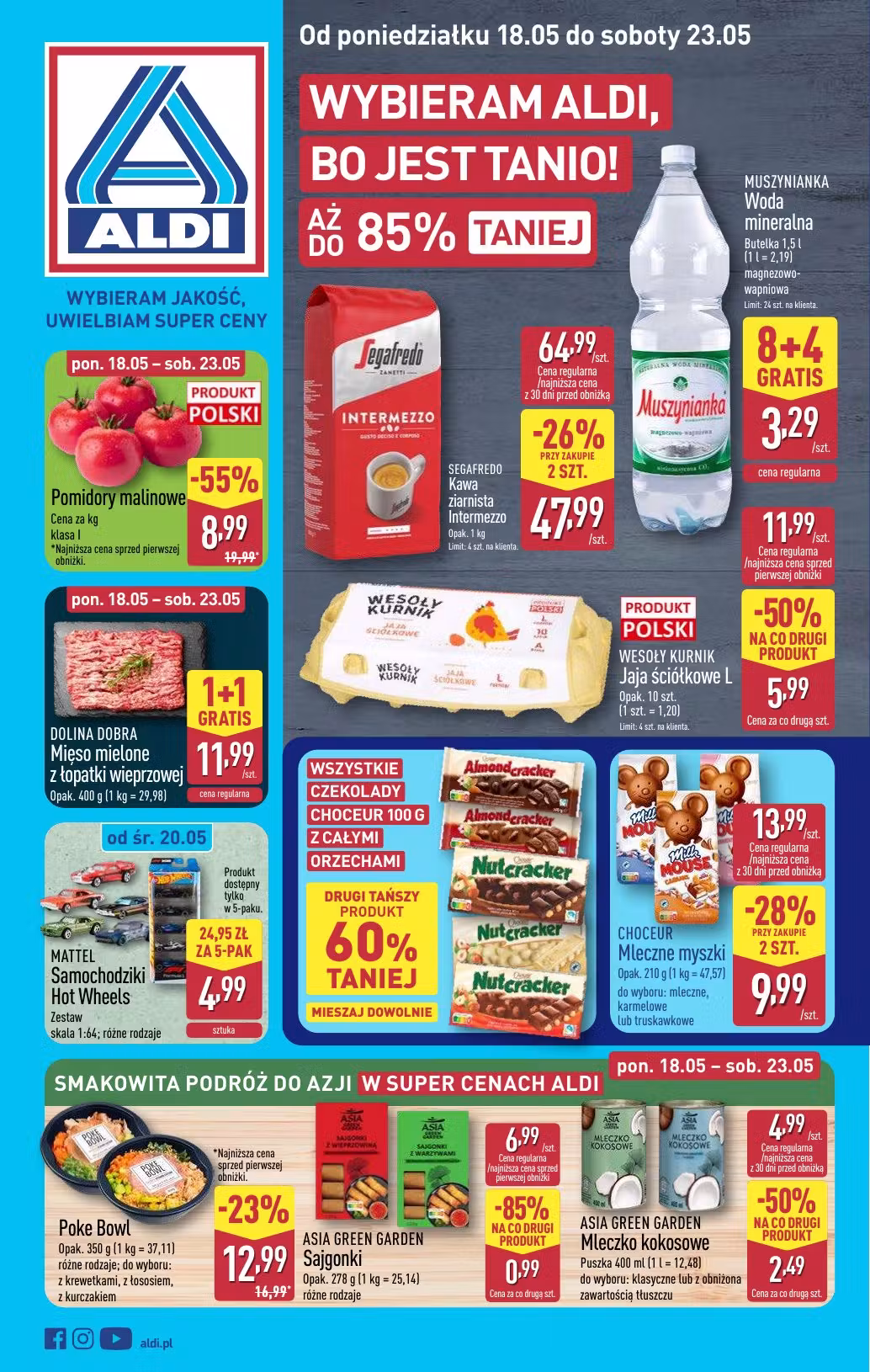 Leidinio perziura: Aldi akcijų leidinys Nr. 3 (Galioja nuo 2026-05-18 iki 2026-05-23)
