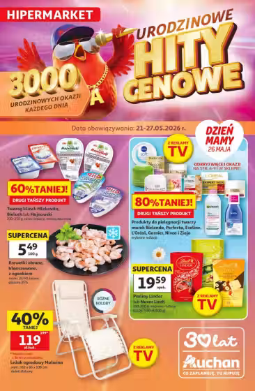 Leidinio virselis: Auchan akcijų leidinys Nr. 2 (Galioja nuo 2026-05-21 iki 2026-05-27)