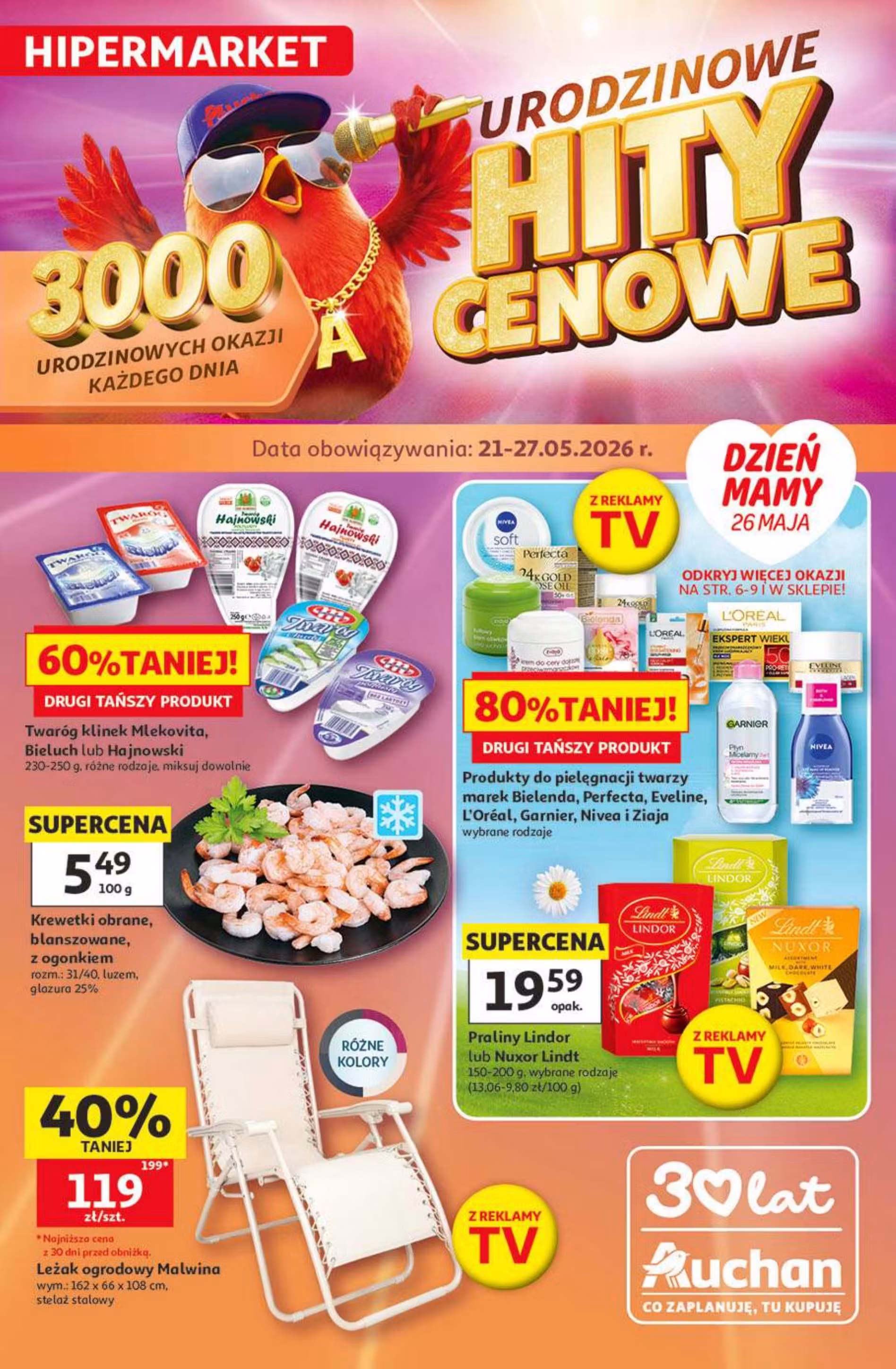 Leidinio perziura: Auchan akcijų leidinys Nr. 2 (Galioja nuo 2026-05-21 iki 2026-05-27)