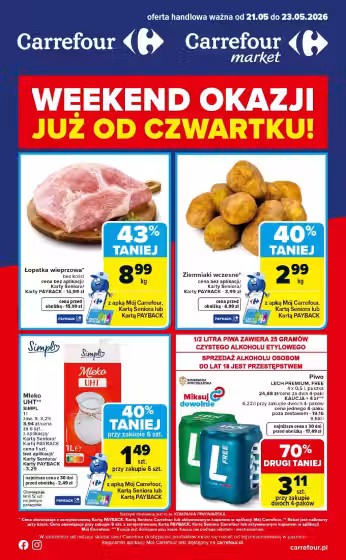 Leidinio virselis: Carrefour akcijų leidinys (Galioja nuo 2026-05-21 iki 2026-05-23)