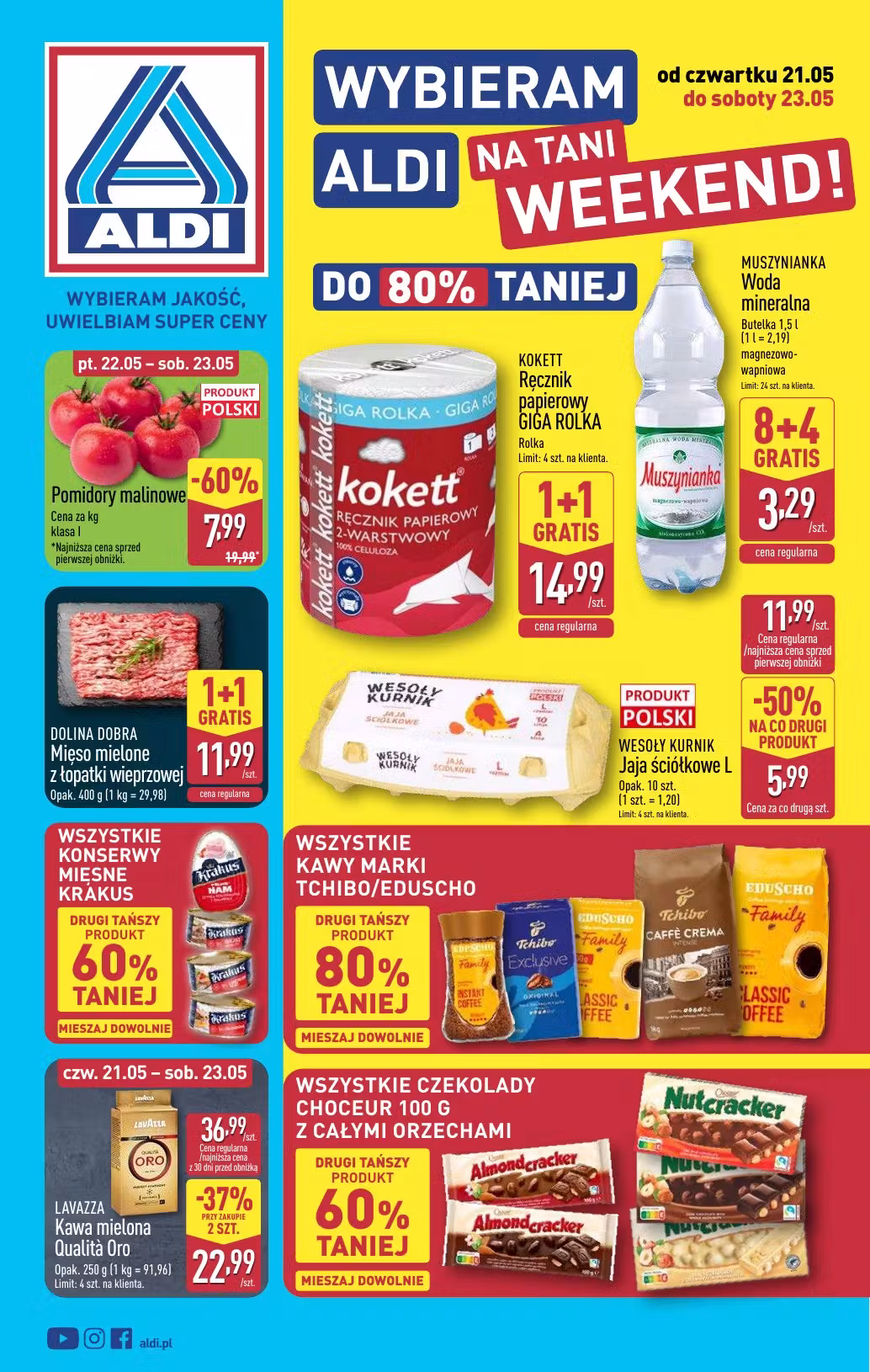 Leidinio perziura: Aldi akcijų leidinys (Galioja nuo 2026-05-21 iki 2026-05-23)