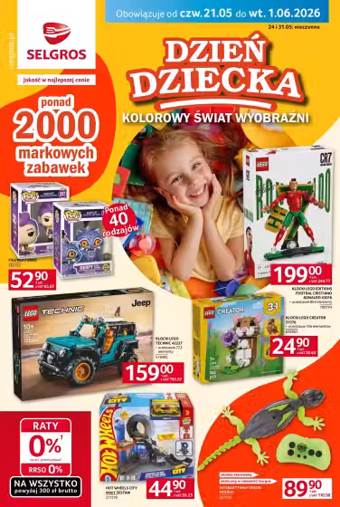 Prospekt-Titelbild: Selgros Angebotsprospekt Nr. 1 (Gültig von 2026-05-21 bis 2026-06-01)