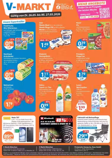 Prospekt-Titelbild: Mix Markt Fleisch Angebotsprospekt Nr. 2 (Gültig von 2026-05-26 bis 2026-05-27)