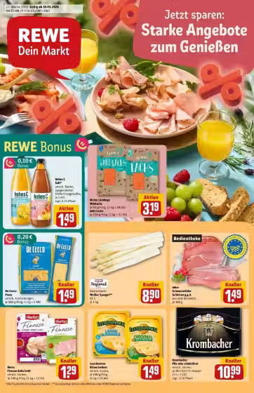 Brochure cover: Rewe promotions leaflet (Valid from 2026-05-25 to 2027-05-24)