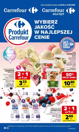 Prospekt-Titelbild: Carrefour Angebotsprospekt Nr. 1 (Gültig von 2026-05-25 bis 2026-06-06)