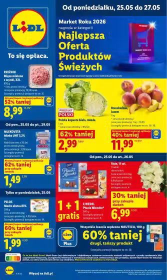 Prospekt-Titelbild: Lidl Angebotsprospekt (Gültig von 2026-05-25 bis 2026-05-27)