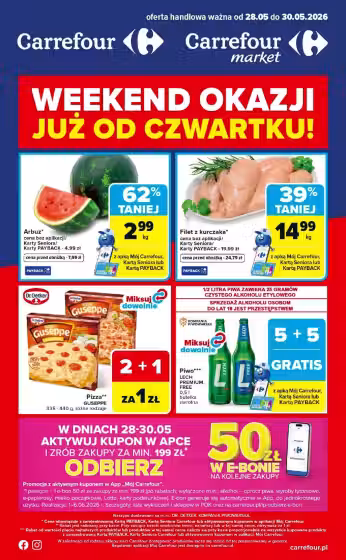 Portada del folleto: Carrefour folleto de ofertas (Válido del 2026-05-28 al 2026-05-30)