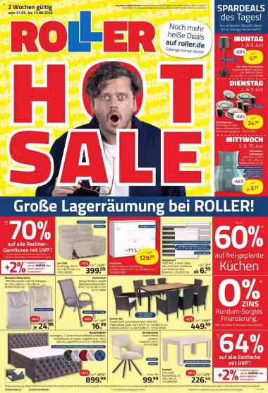 Brochure cover: Roller promotions leaflet (Valid from 2026-05-31 to 2026-06-13)