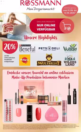 Brochure cover: Rossmann promotions leaflet (Valid from 2026-06-01 to 2026-06-12)