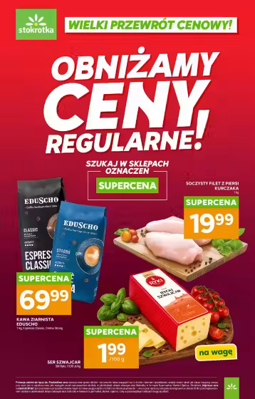 Brochure cover: Stokrotka promotions leaflet (Valid from 2026-05-14 to 2026-06-30)