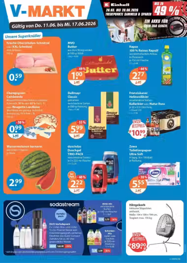 Brochure cover: Mix Markt Fleisch promotions leaflet Nr. 3 (Valid from 2026-06-11 to 2026-06-17)