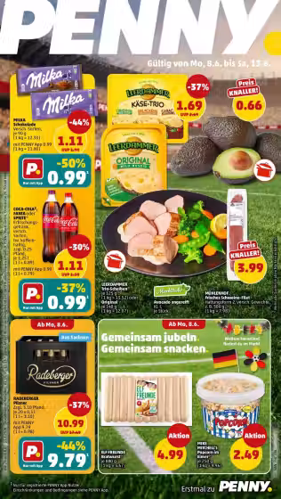 Brochure cover: Penny promotions leaflet (Valid from 2026-06-08 to 2026-06-13)
