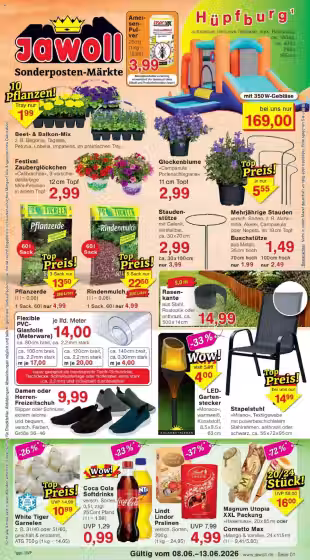 Brochure cover: Jawoll promotions leaflet (Valid from 2026-06-08 to 2026-06-13)