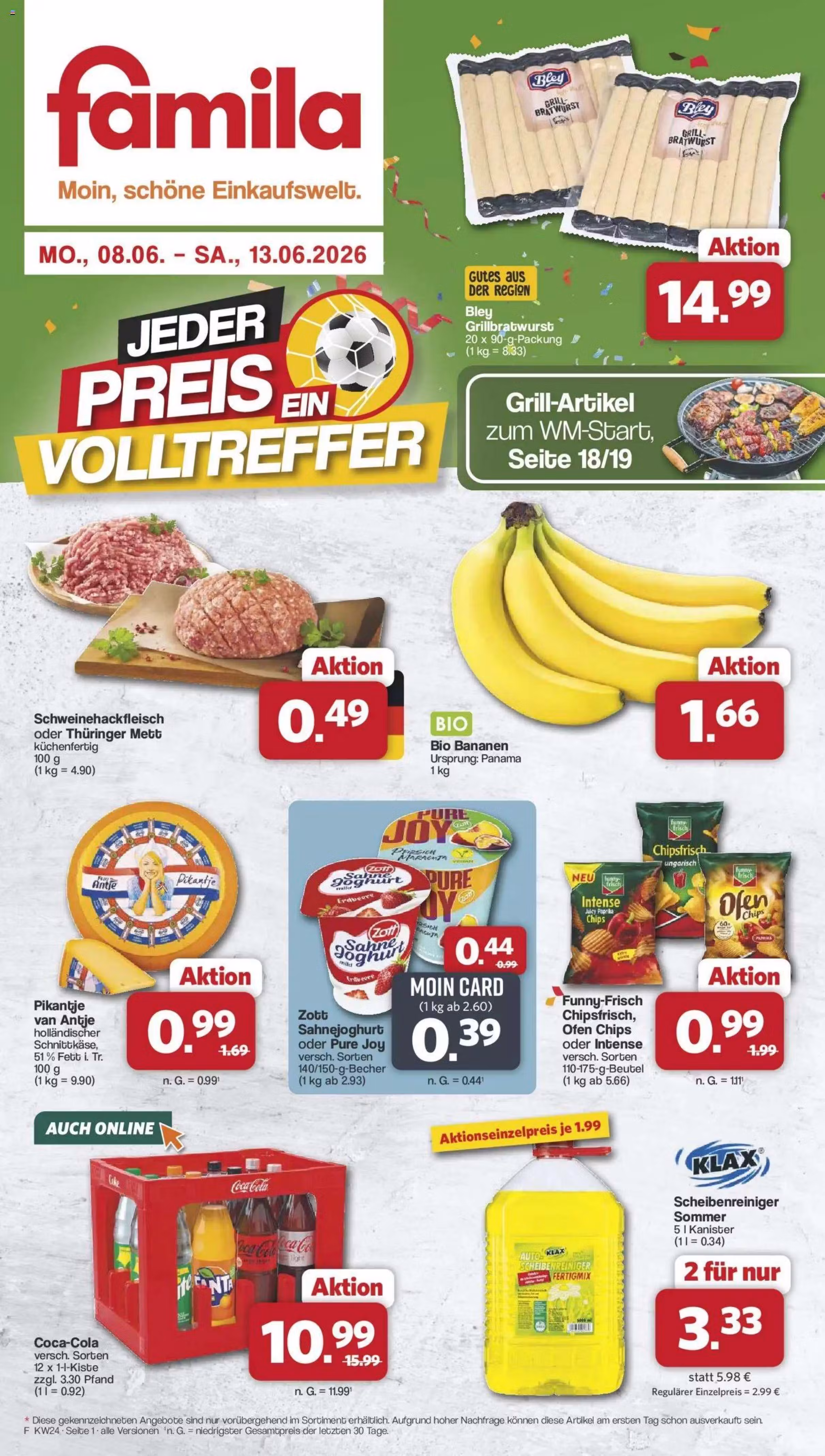 Brochure preview: Famila promotions leaflet Nr. 3 (Valid from 2026-06-08 to 2026-06-13)