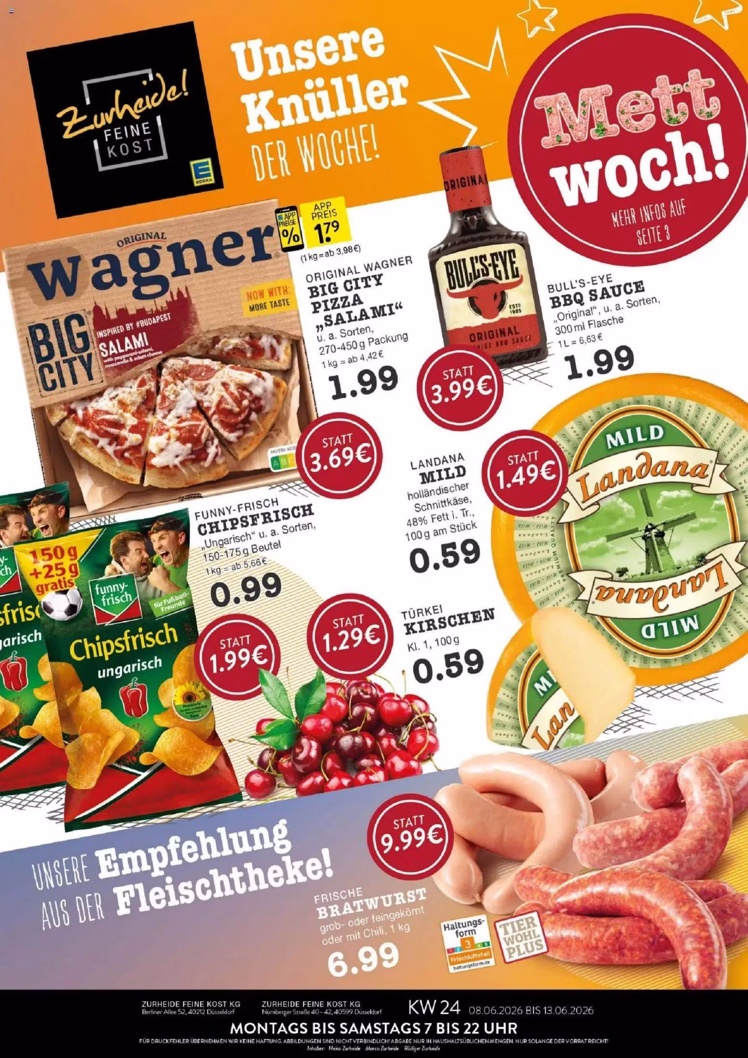 Brochure preview: Edeka Zurheide promotions leaflet Nr. 3 (Valid from 2026-06-08 to 2026-06-13)