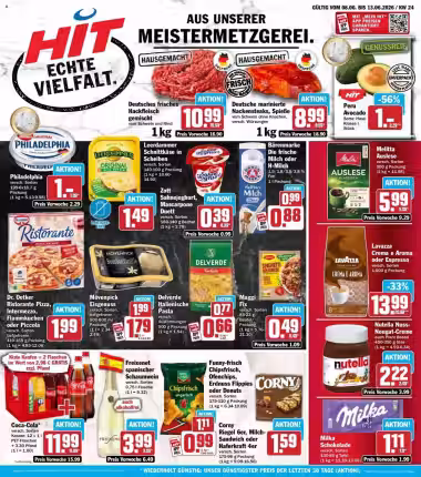 Brochure cover: Hit promotions leaflet (Valid from 2026-06-08 to 2026-06-13)