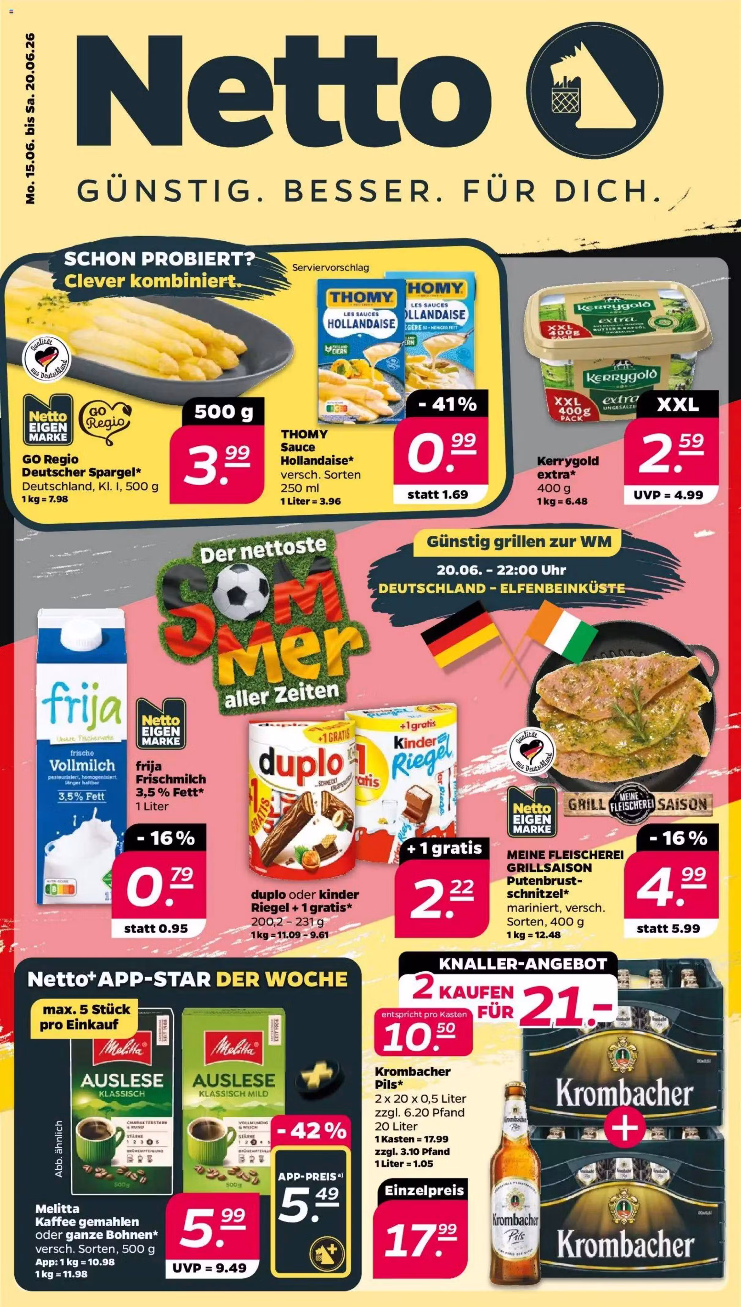 Brochure preview: Netto promotions leaflet Nr. 1 (Valid from 2026-06-15 to 2026-06-20)