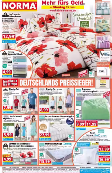 Brochure cover: Norma promotions leaflet (Valid from 2026-06-15 to 2026-06-20)