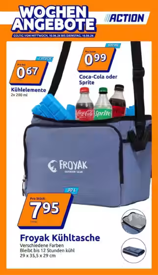 Brochure cover: Action promotions leaflet Nr. 1 (Valid from 2026-06-10 to 2026-06-16)