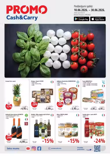 Bukleta vaks: PROMO Cash & Carry akciju buklets Nr. 2026 (Derīgs no 2026-06-10 līdz 2026-06-30)
