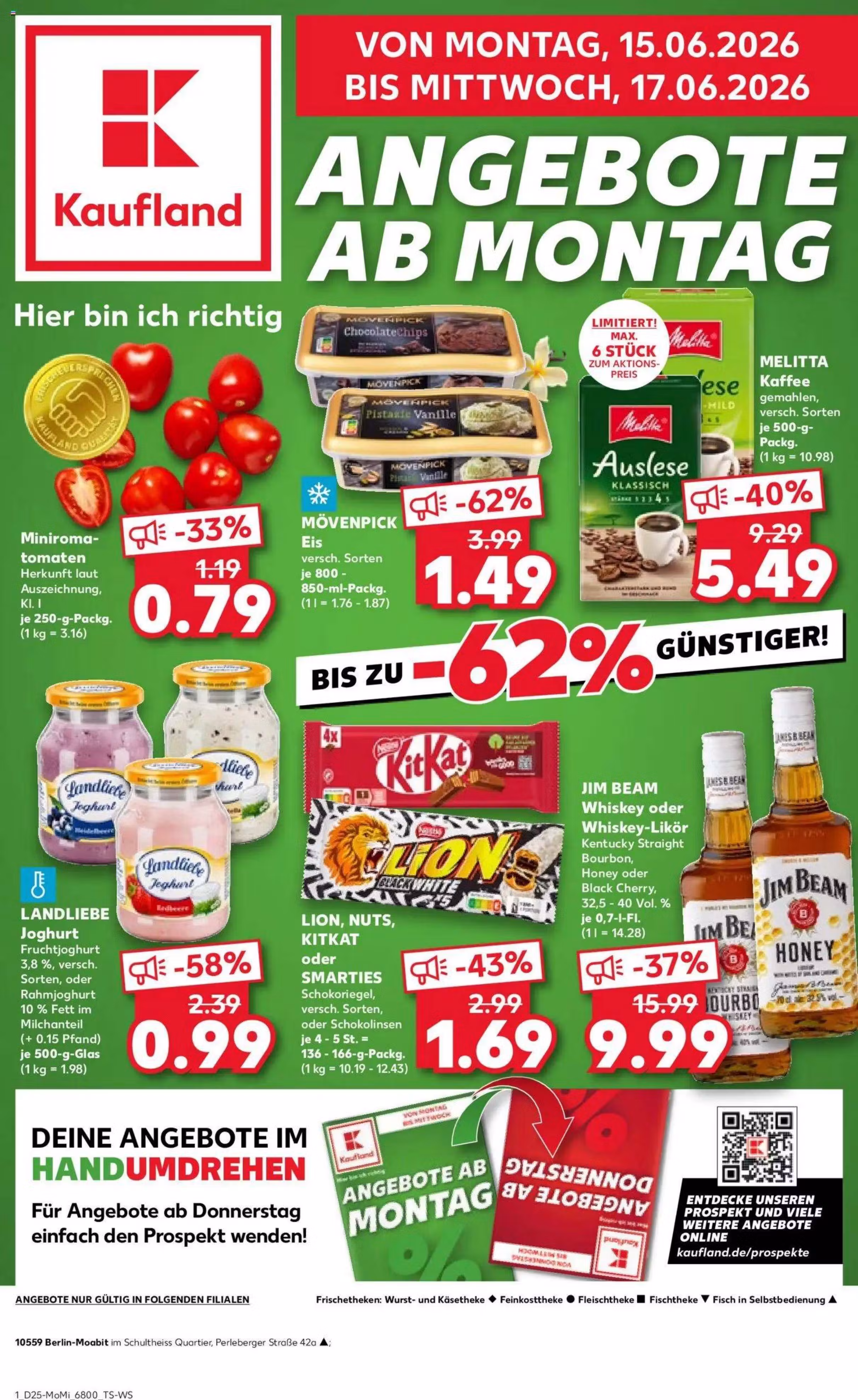 Brochure preview: Kaufland promotions leaflet (Valid from 2026-06-15 to 2026-06-17)