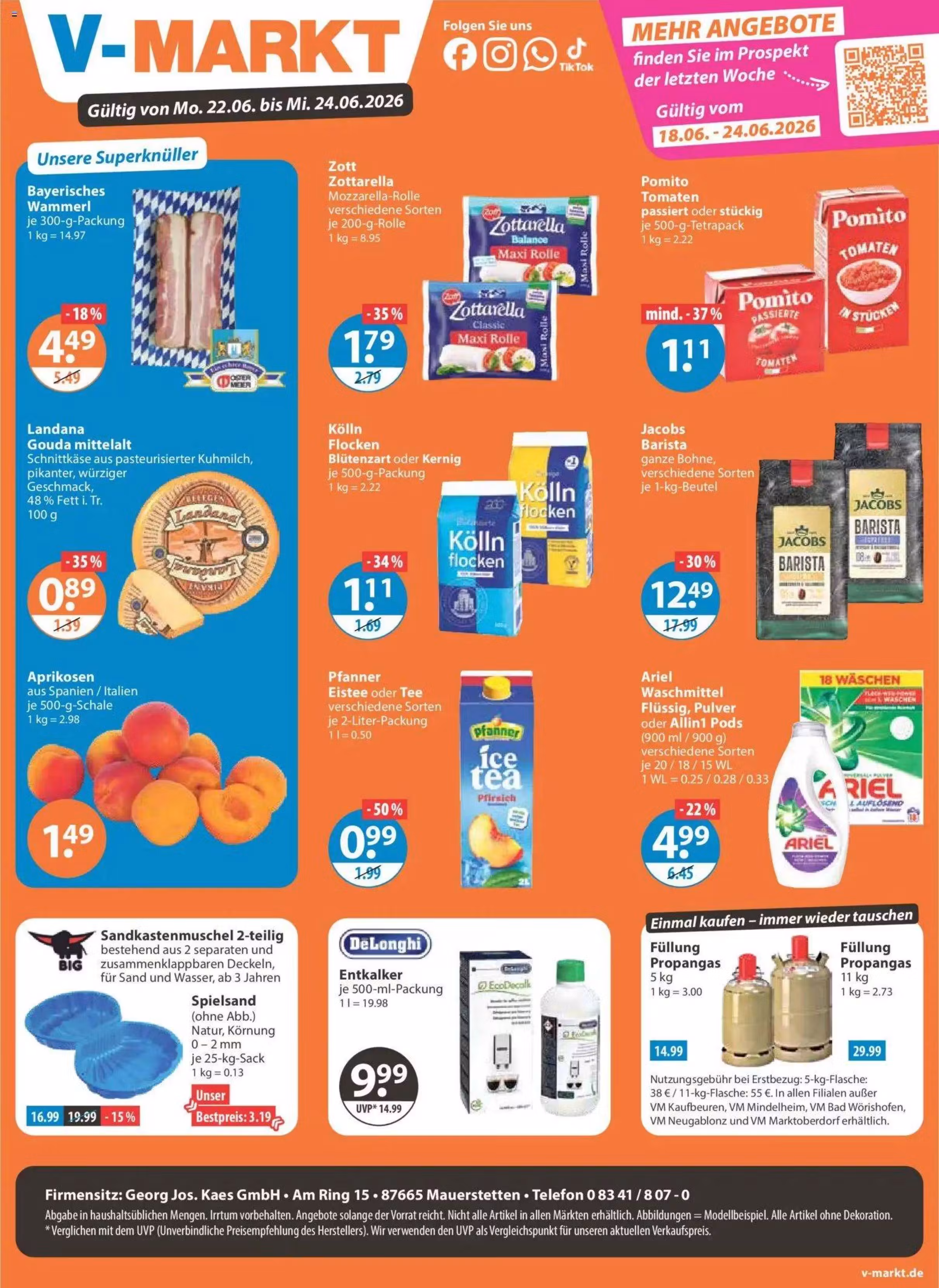 Brochure preview: Mix Markt Fleisch promotions leaflet Nr. 3 (Valid from 2026-06-22 to 2026-06-24)
