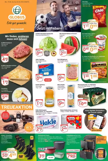 Brochure cover: Globus Baumarkt promotions leaflet (Valid from 2026-06-15 to 2026-06-20)