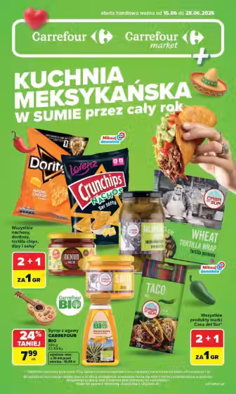 Kataloogi kaas: Carrefour sooduspakkumiste voldik (Kehtib alates 2026-06-15 kuni 2026-06-28)