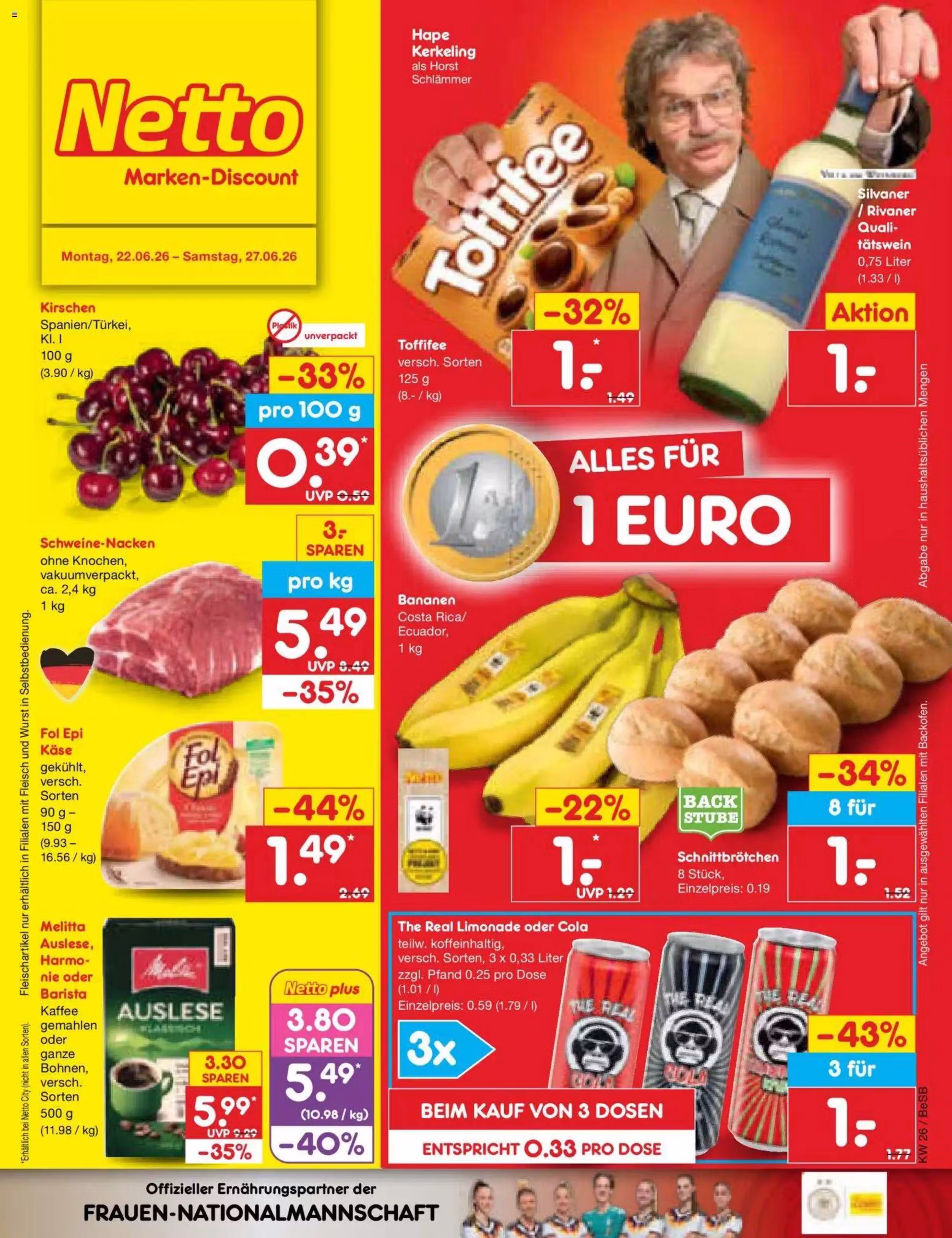 Kataloogi eelvaade: Netto sooduspakkumiste voldik Nr. 2 (Kehtib alates 2026-06-22 kuni 2026-06-27)