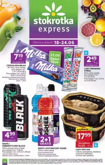 Brochure cover: Stokrotka promotions leaflet Nr. 3 (Valid from 2026-06-18 to 2026-06-24)