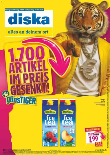 Okladka gazetki: Diska gazetka promocyjna Nr. 1 (Ważne od 2026-06-22 do 2026-06-27)