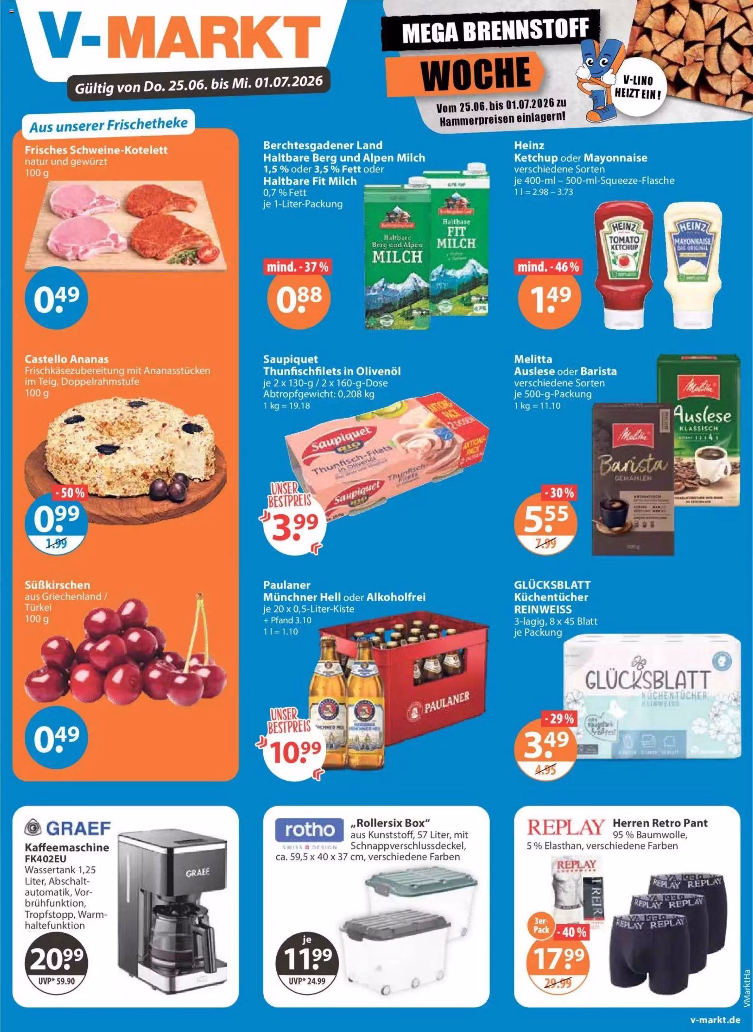 Vista previa del folleto: Mix Markt Fleisch folleto de ofertas (Válido del 2026-06-25 al 2026-07-01)