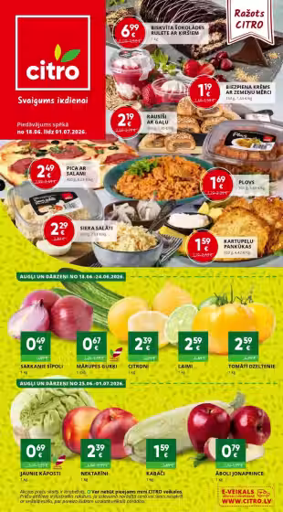 Brochure cover: Citro promotions leaflet (Valid from 2026-06-18 to 2026-07-01)