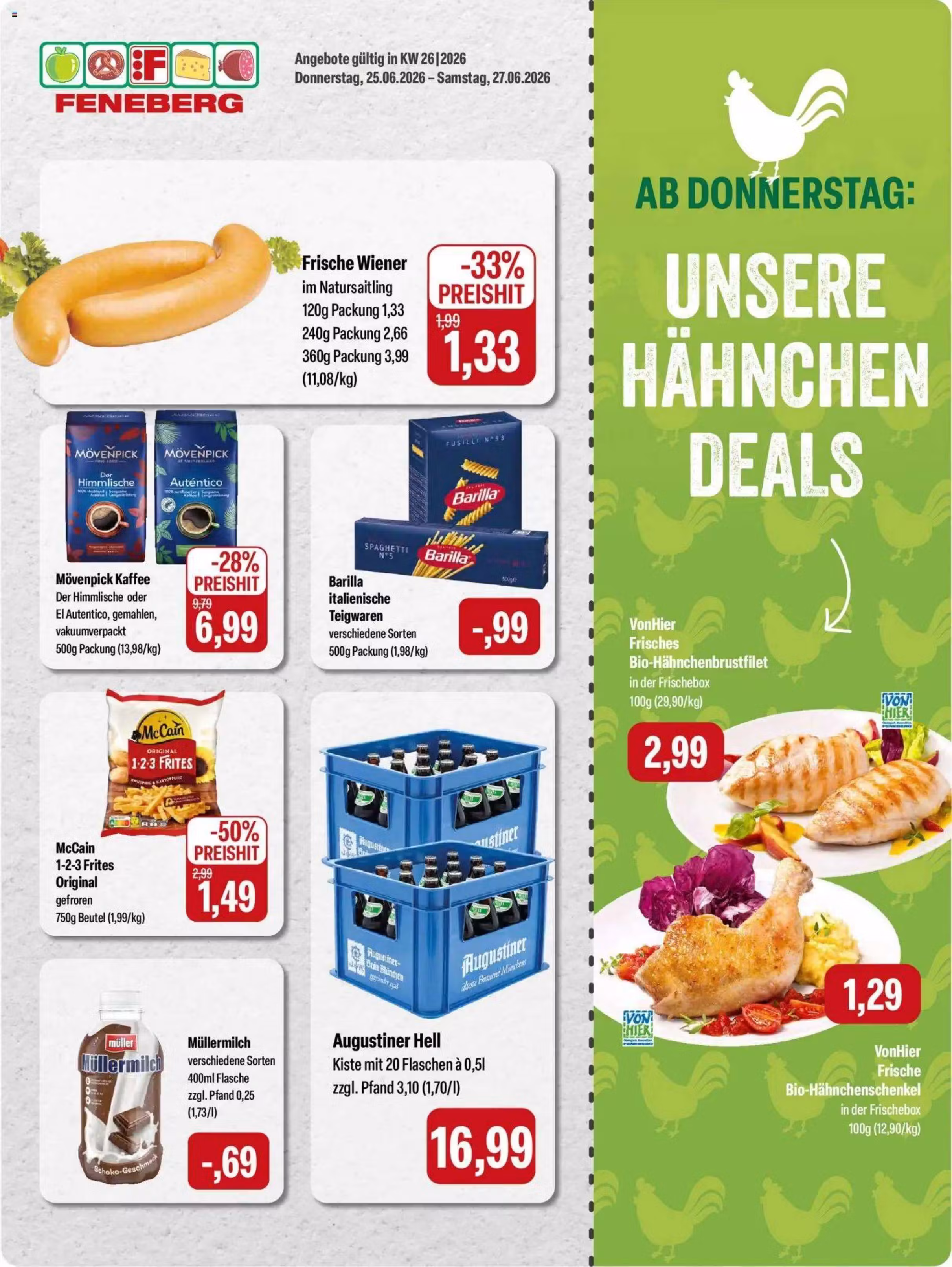 Brochure preview: Feneberg promotions leaflet (Valid from 2026-06-25 to 2026-06-27)