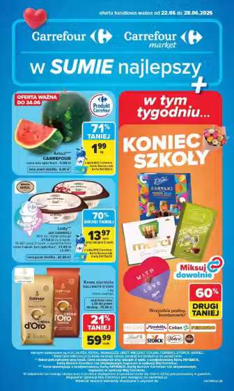 Kataloogi kaas: Carrefour sooduspakkumiste voldik Nr. 1 (Kehtib alates 2026-06-22 kuni 2026-06-28)
