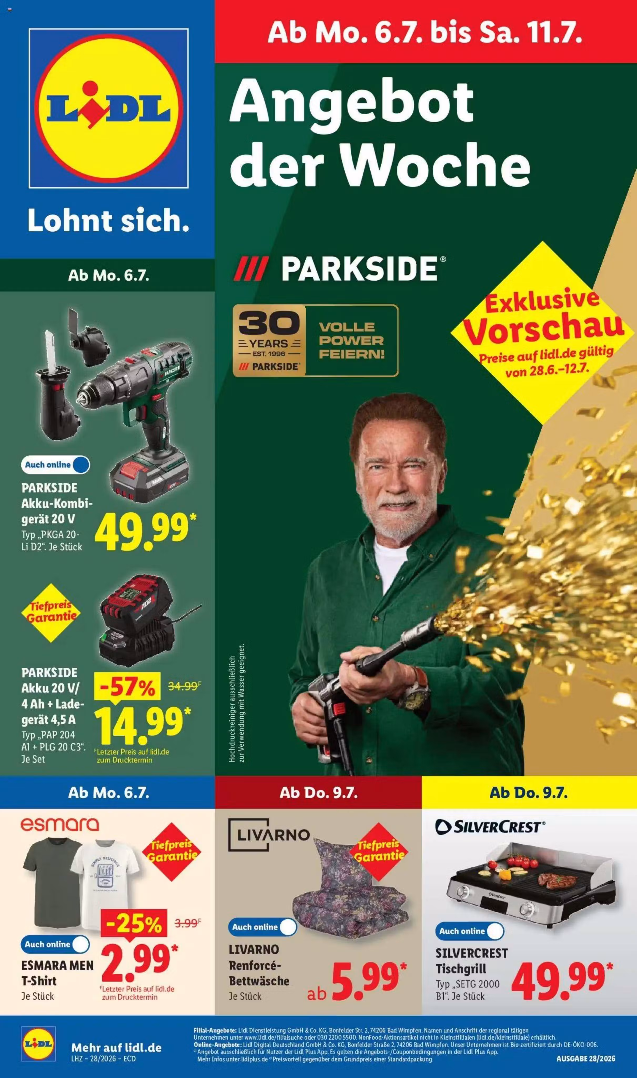 Brochure preview: Lidl promotions leaflet (Valid from 2026-07-06 to 2026-07-11)