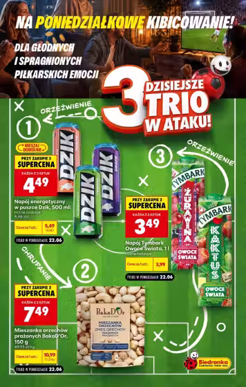 Brochure cover: Biedronka promotions leaflet Nr. 2 (Valid from 2026-06-22 to 2026-06-28)