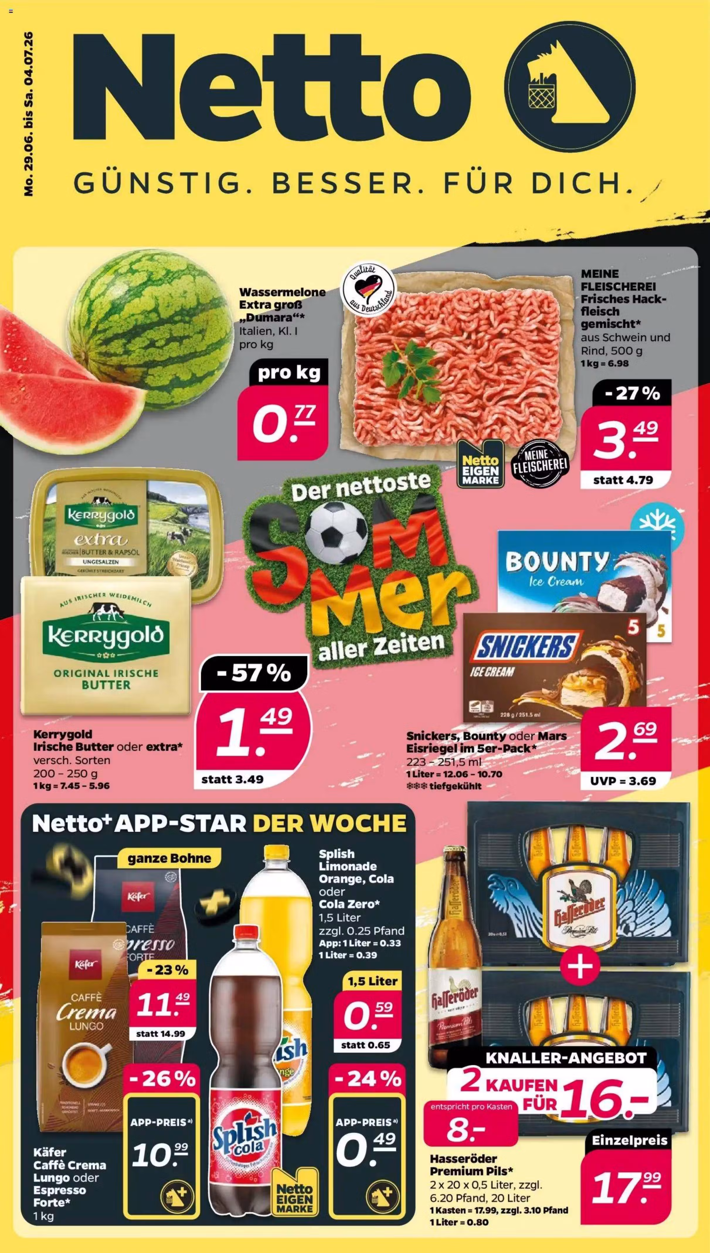 Kataloogi eelvaade: Netto sooduspakkumiste voldik Nr. 1 (Kehtib alates 2026-06-29 kuni 2026-07-04)