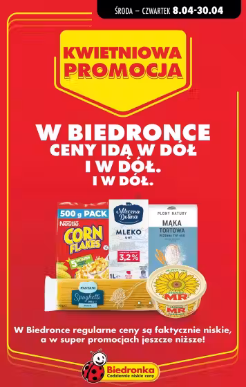 Leidinio virselis: Biedronka akcijų leidinys (Galioja nuo 04-08 iki 04-30)