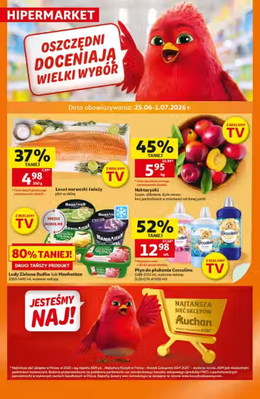 Bukleta vaks: Auchan akciju buklets Nr. 2 (Derīgs no 2026-06-25 līdz 2026-07-01)